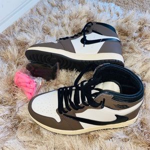 Knockoff Travis Scott Mocha Air Jordan 1s